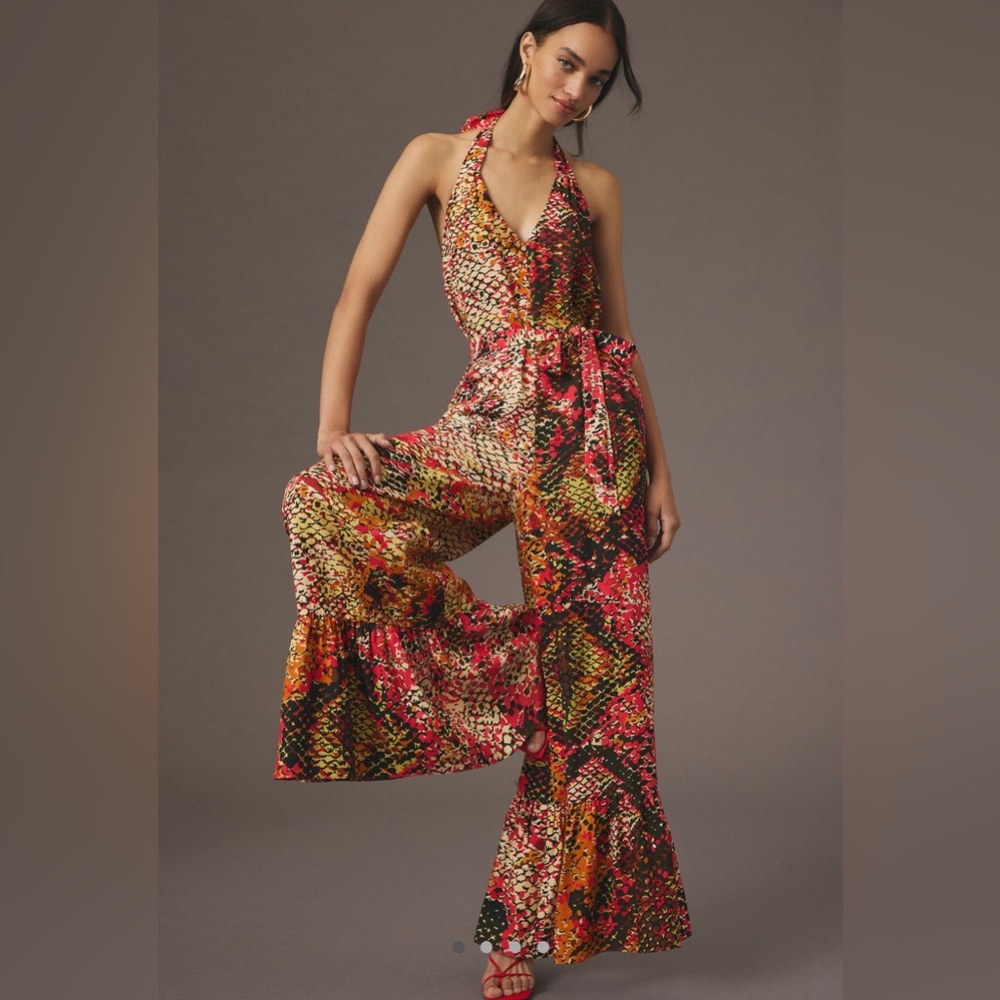 NWT Anthropologie Plenty by Tracy Reese free flow jumpsuit